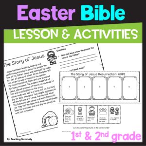 Easter Bible Lesson Activities Jesus Crucifixion And Resurrection Primary Grades Made By Teachers