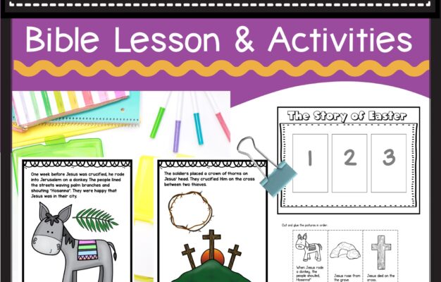 Easter Bible Lesson And Activities For Preschool Kindergarten Made By Teachers