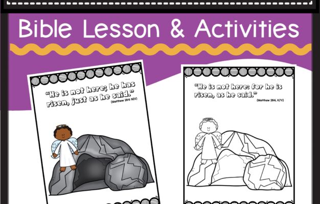 easter bible lesson and activities for preschool kindergarten made by teachers