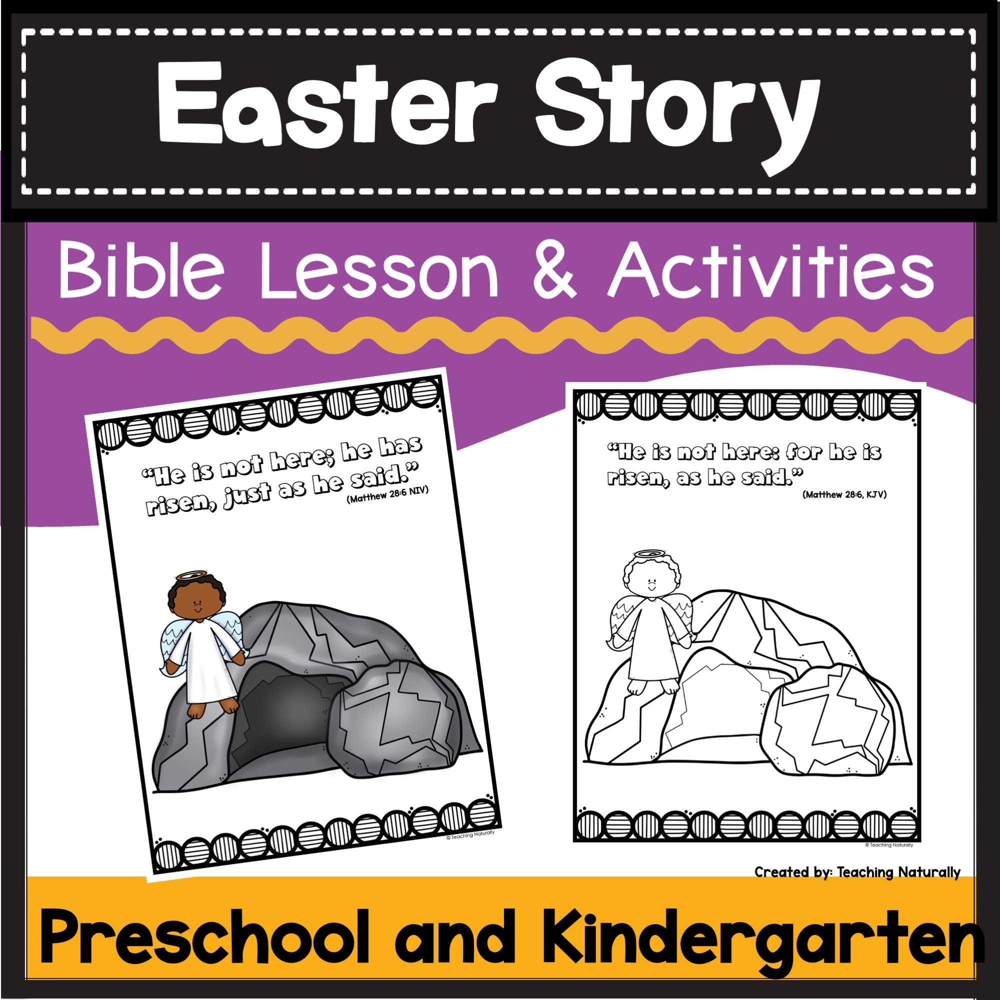 easter bible lesson and activities for preschool kindergarten made by teachers