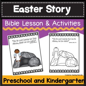 easter bible lesson and activities for preschool kindergarten made by teachers