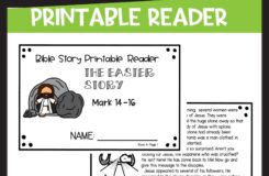 Easter Bible Story Printable Reader Easter Activities Primary Grades Classful