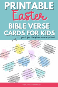 Easter Bible Verse Cards For Kids Free Printable The