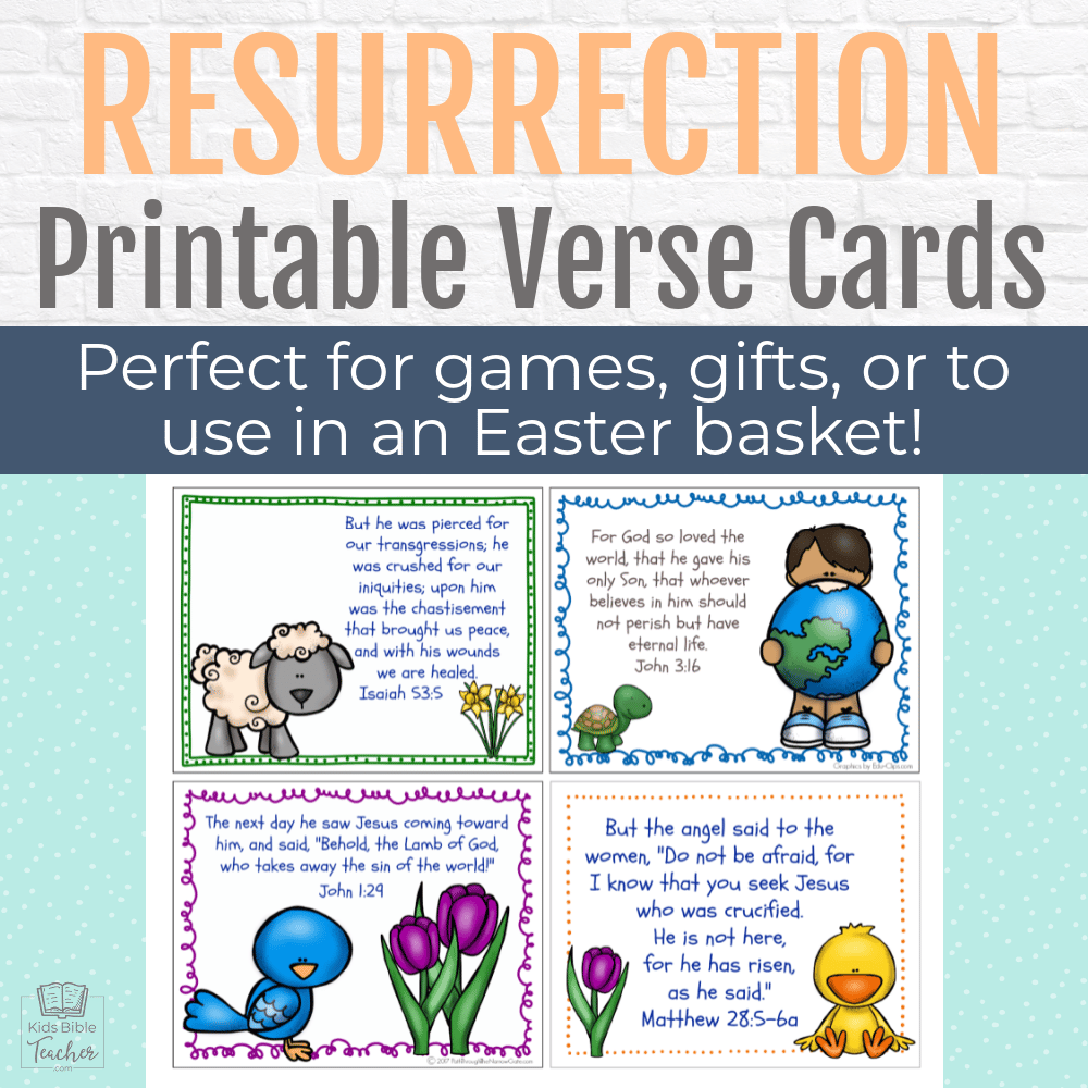 Easter Bible Verses Printable