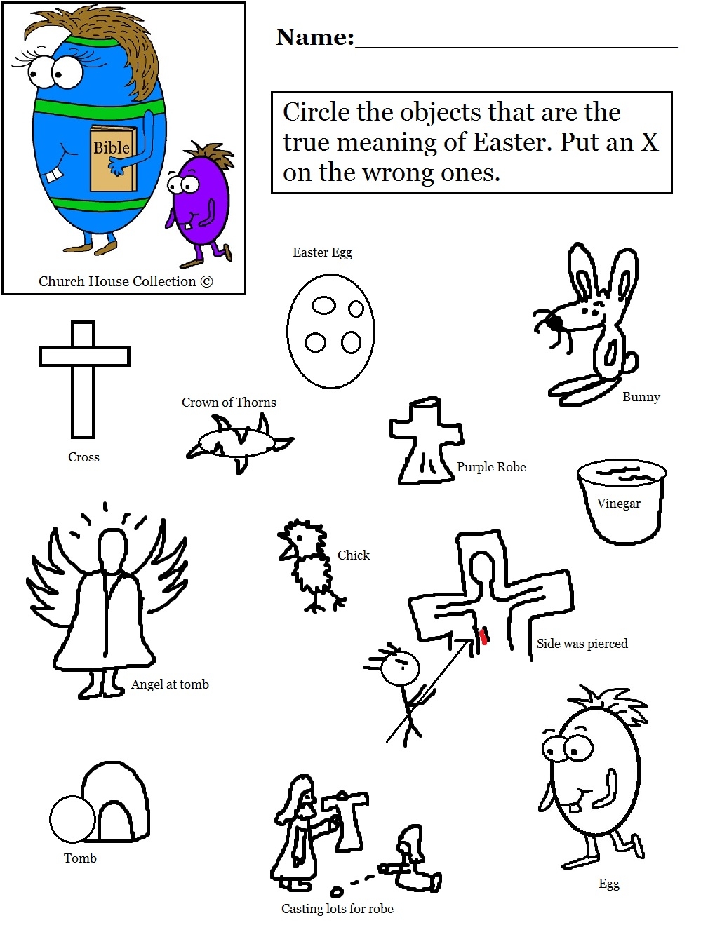 Kids Bible Worksheets Printable