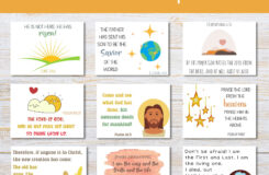 Easter Scripture Cards Printable Bible Verse Cards For Kids Small Religious Gift For Easter Sunday School Card Easter Scripture Tags Etsy