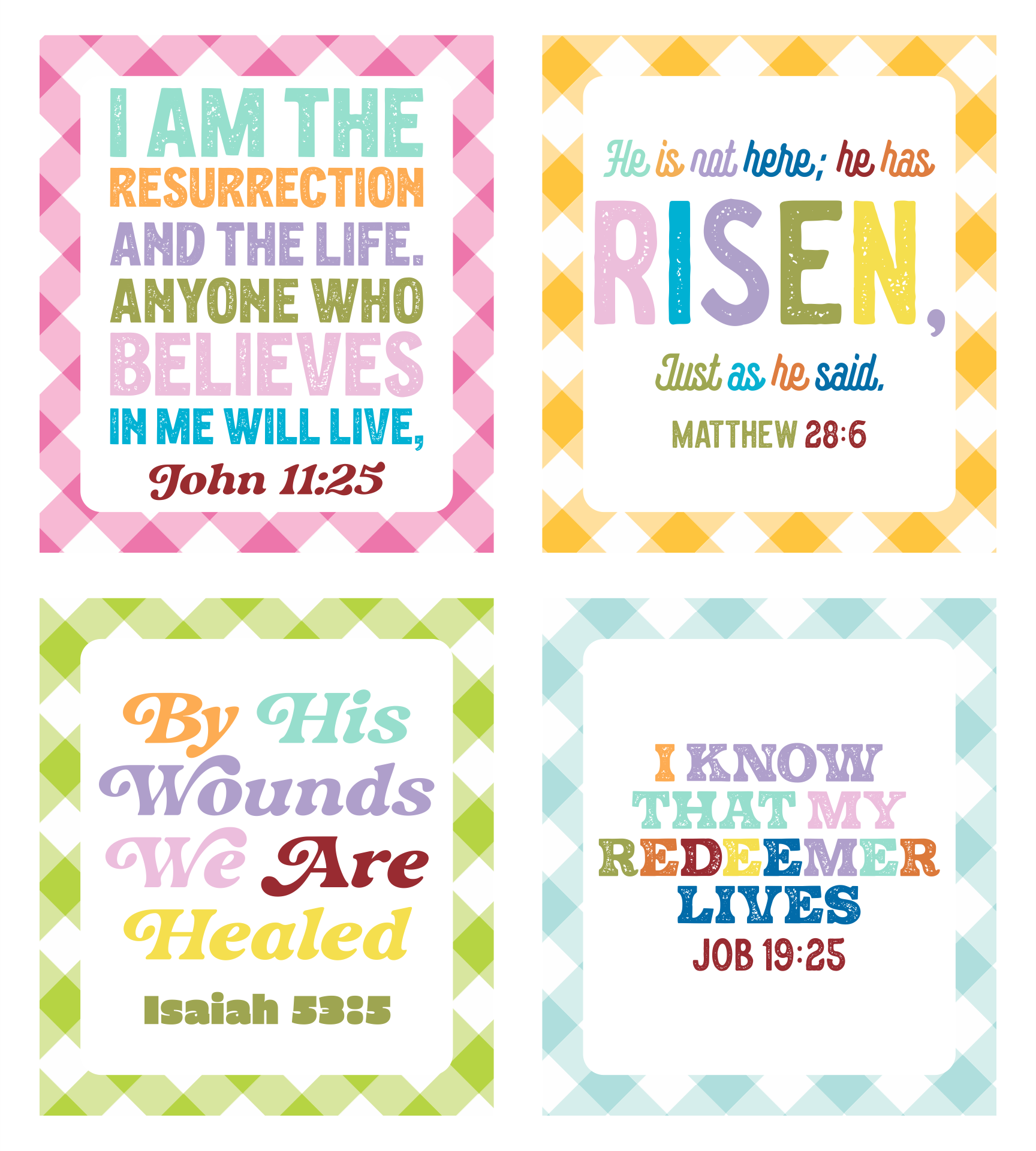 Easter Scriptures 13 Free PDF Printables Printablee