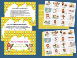 Easter Story Memory Game For Families The Activity Mom