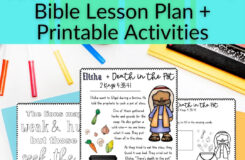 Elisha Death In The Pot Interactive Bible Lesson With Printables Craft For Sunday School Or Bible Class Lesson For Elementary Students Etsy