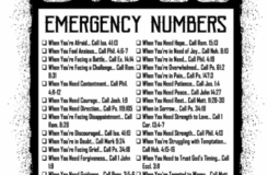 Emergency Bible Numbers Comfort Strength And Guidance In Any Situation