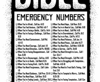 Emergency Bible Numbers Comfort Strength And Guidance In Any Situation