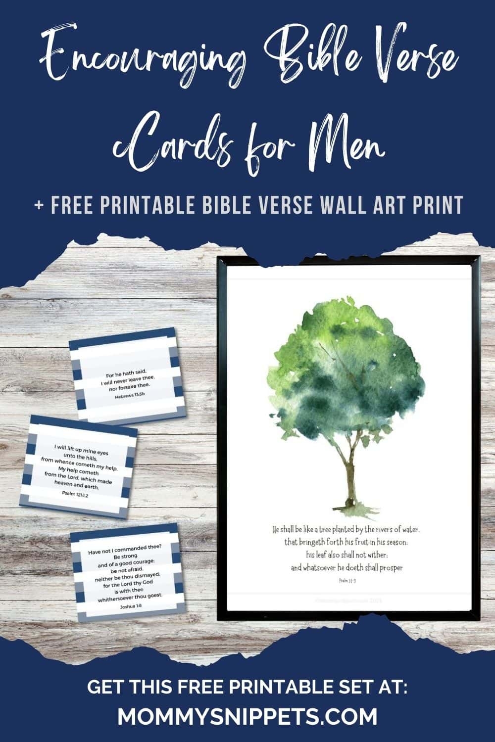 Encouraging Bible Verses For Men Cards Psalm 1 Bible Verse Wall Art 