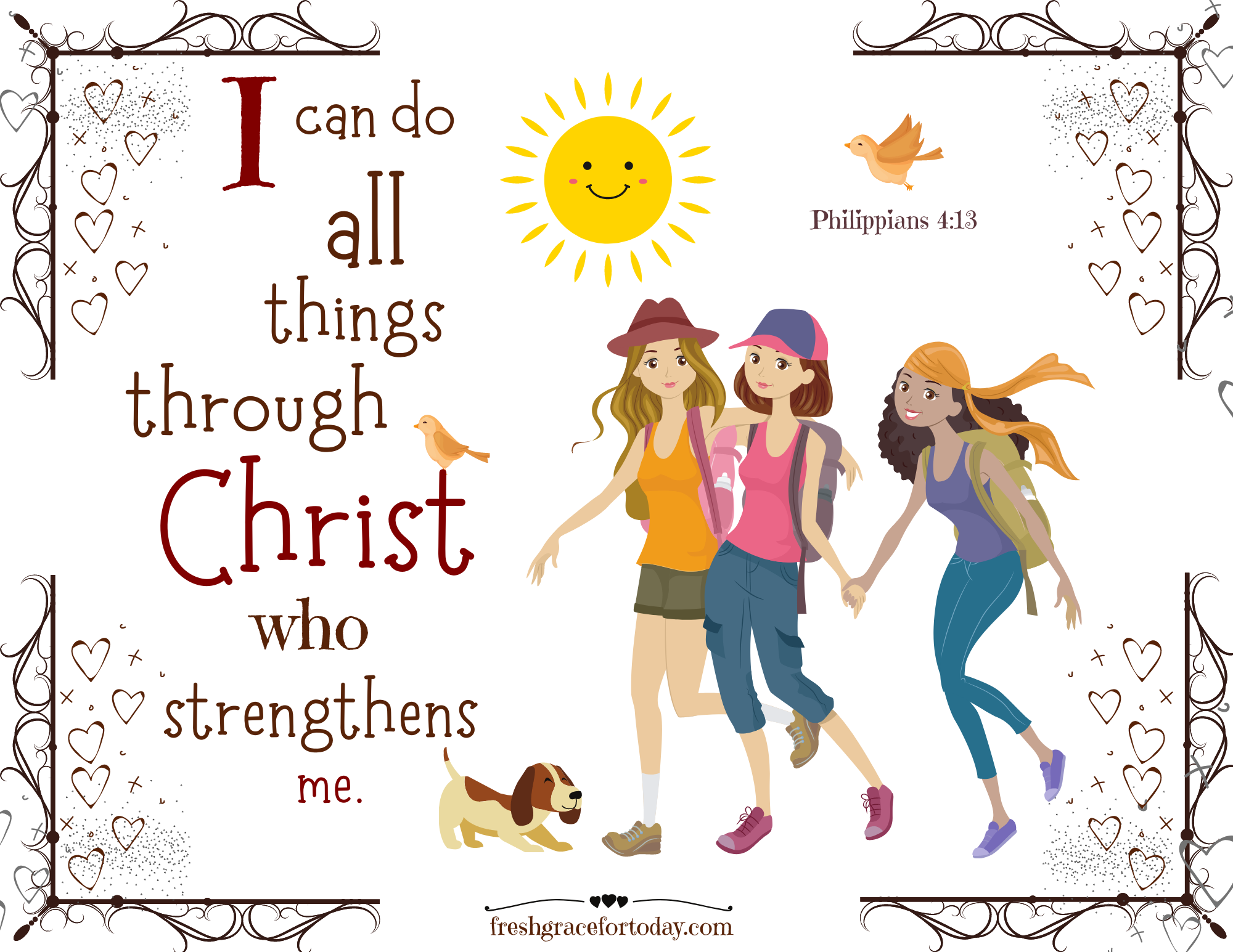 Encouraging Bible Verses For Teens With Printable Graphics Fresh Grace For Today