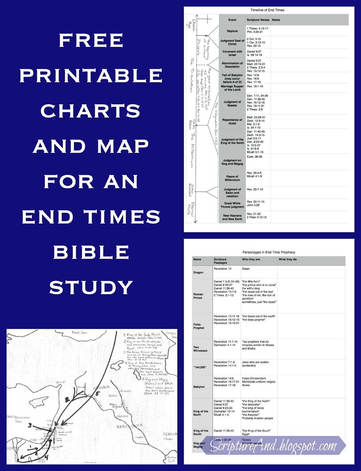 End Times Bible Study With Charts