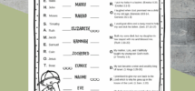 Engaging Printable Activity Sheets For Exploring Books Of The Bible Worksheets Library