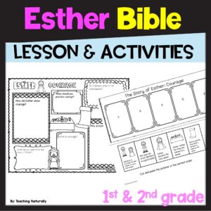 Esther Bible Lesson And Activities Courage 1st 2nd Grade Made By Teachers