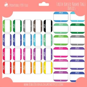 Faith Based Name Tags