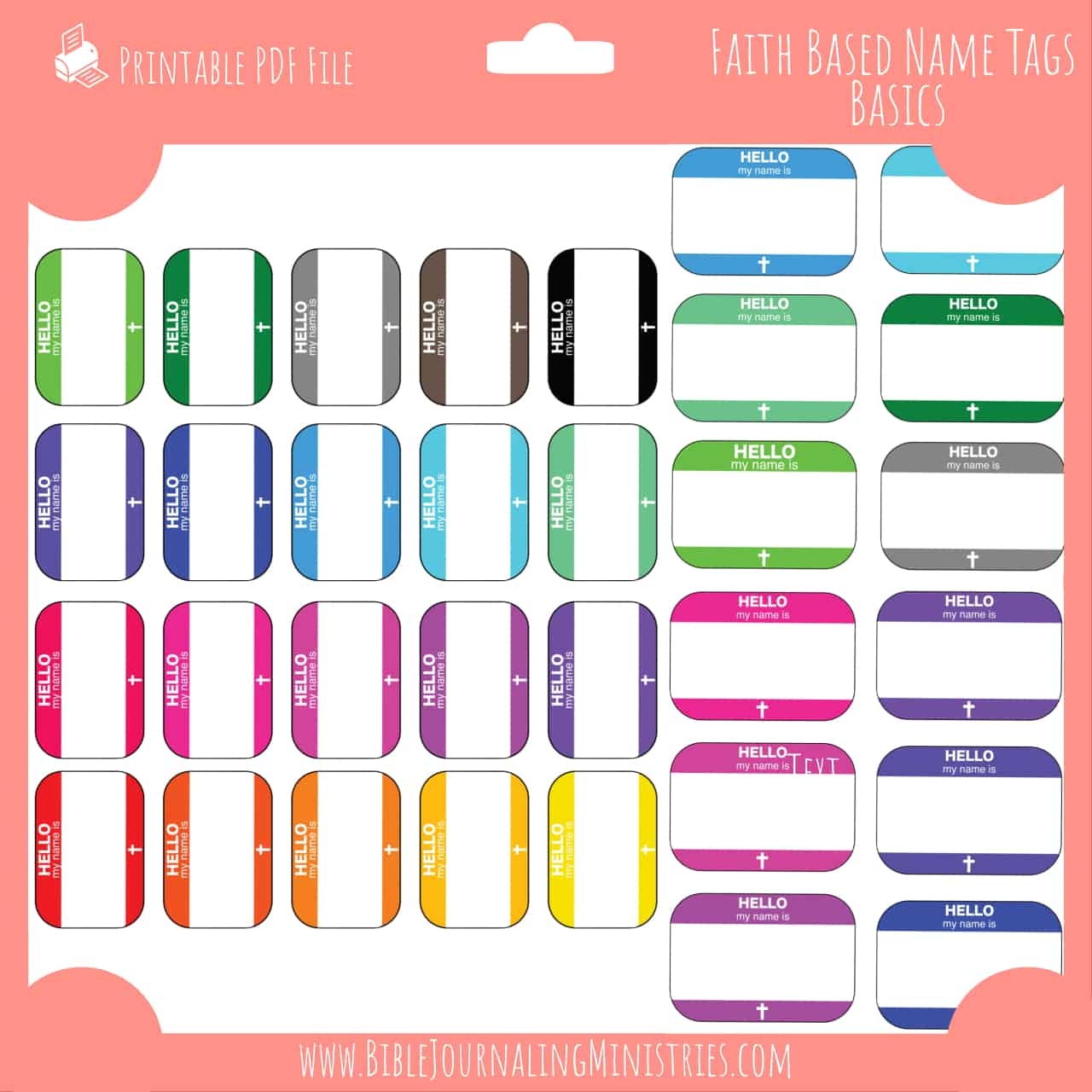 Faith Based Name Tags