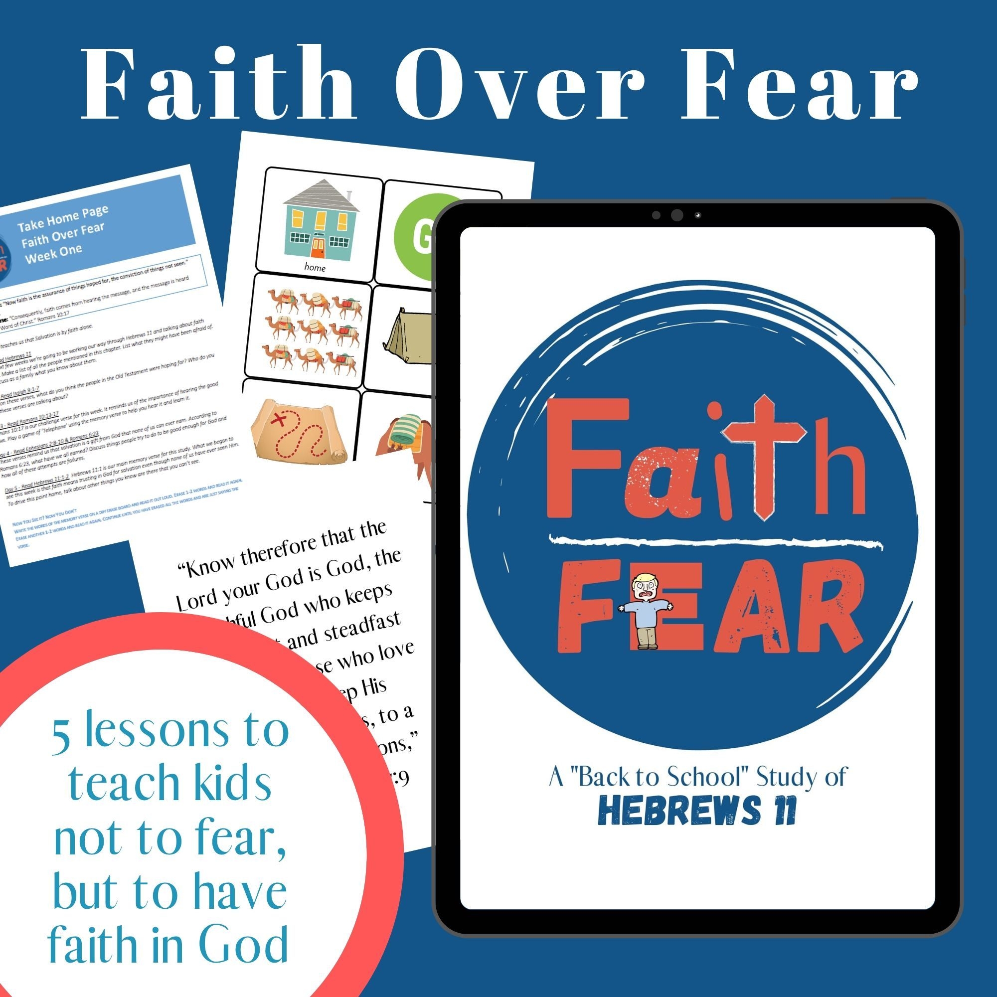 Faith Over Fear Bible Lessons For Kids PDF Sunday School Works 