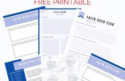 Faith Over Fear Free 30 Day Bible Study Toolkit The Graceful Chapter