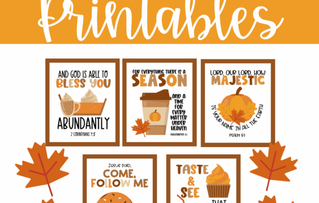 Fall Bible Verse Printables Family Faith Builders