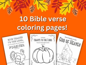 Fall Halloween Thanksgiving Scripture Coloring Pages Kids Adults Bible Verse Coloring Pages Homeschool Activity Sunday School Craft Etsy