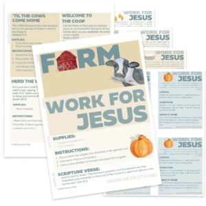 Farm Theme Preschool Bible Lesson ToDoodle Box Digital Planners And Tools For Purposeful Living
