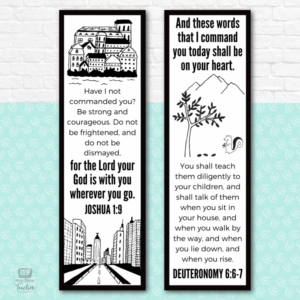 Father s Day Bookmarks With Bible Verses Kids Bible Teacher