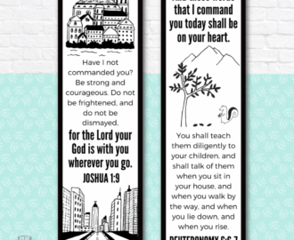 Father s Day Bookmarks With Bible Verses Kids Bible Teacher