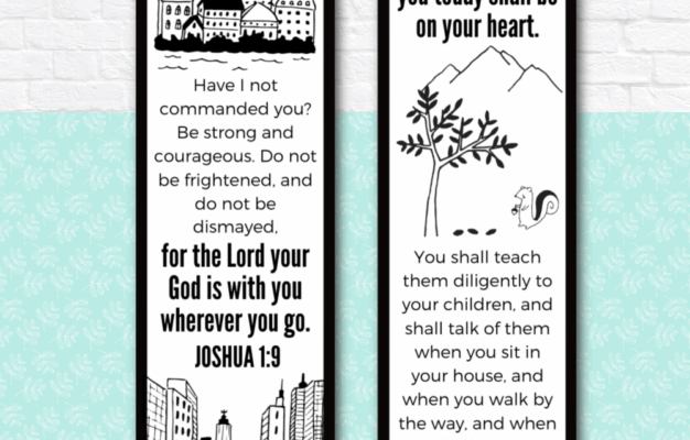 Father s Day Bookmarks With Bible Verses Kids Bible Teacher