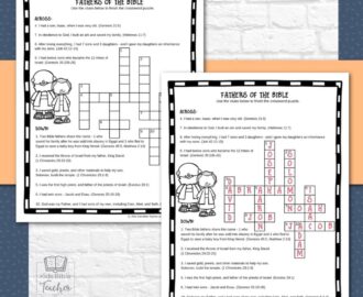 Fathers In The Bible Activity Pages Kids Bible Teacher