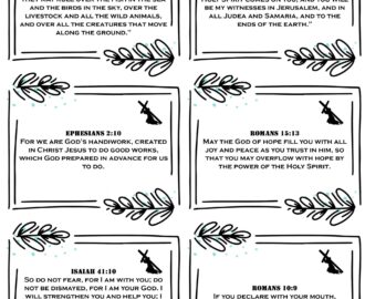 Finding Inspiration Free Bible Verses To Print Printerfriendly