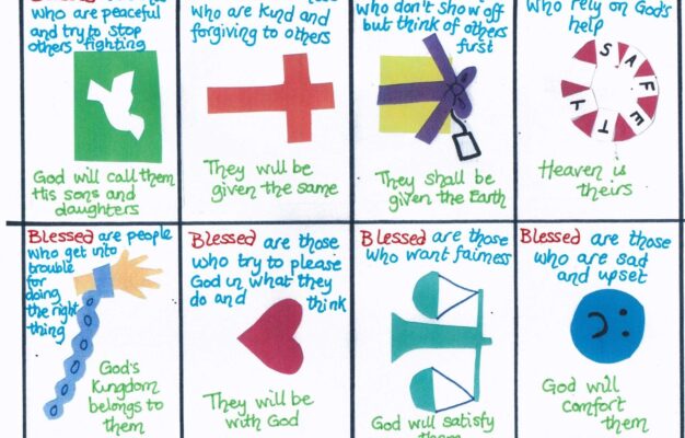 Flame Creative Children s Ministry Beatitudes Cards explaining The Beatitudes In Child Friendly Language