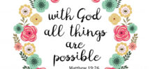 Floral Bible Verse Clip Art Christian Scrapbooking digital Download Etsy