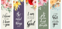 Floral Christian Bookmarks Heaven s Treasure Tree