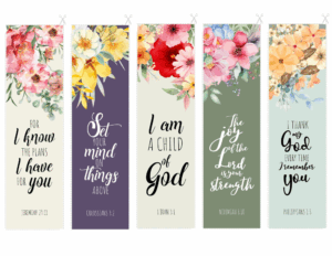 Floral Christian Bookmarks Heaven s Treasure Tree