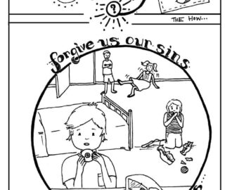 Forgive Our Sins Coloring Page