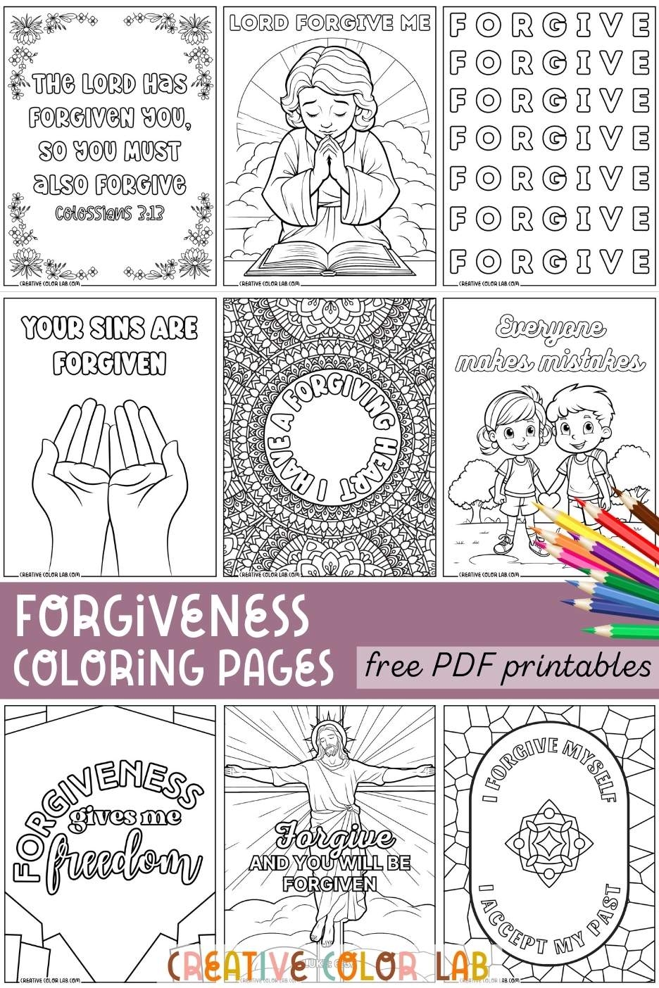 Youth Bible Lessons On Forgiveness Printable