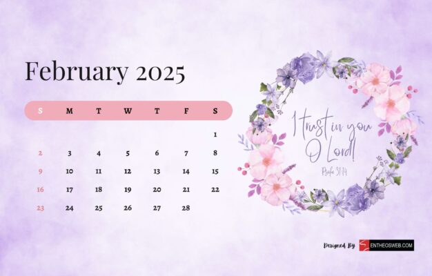 Free 2025 Christian Calendar Printable With Bible Verses EntheosWeb