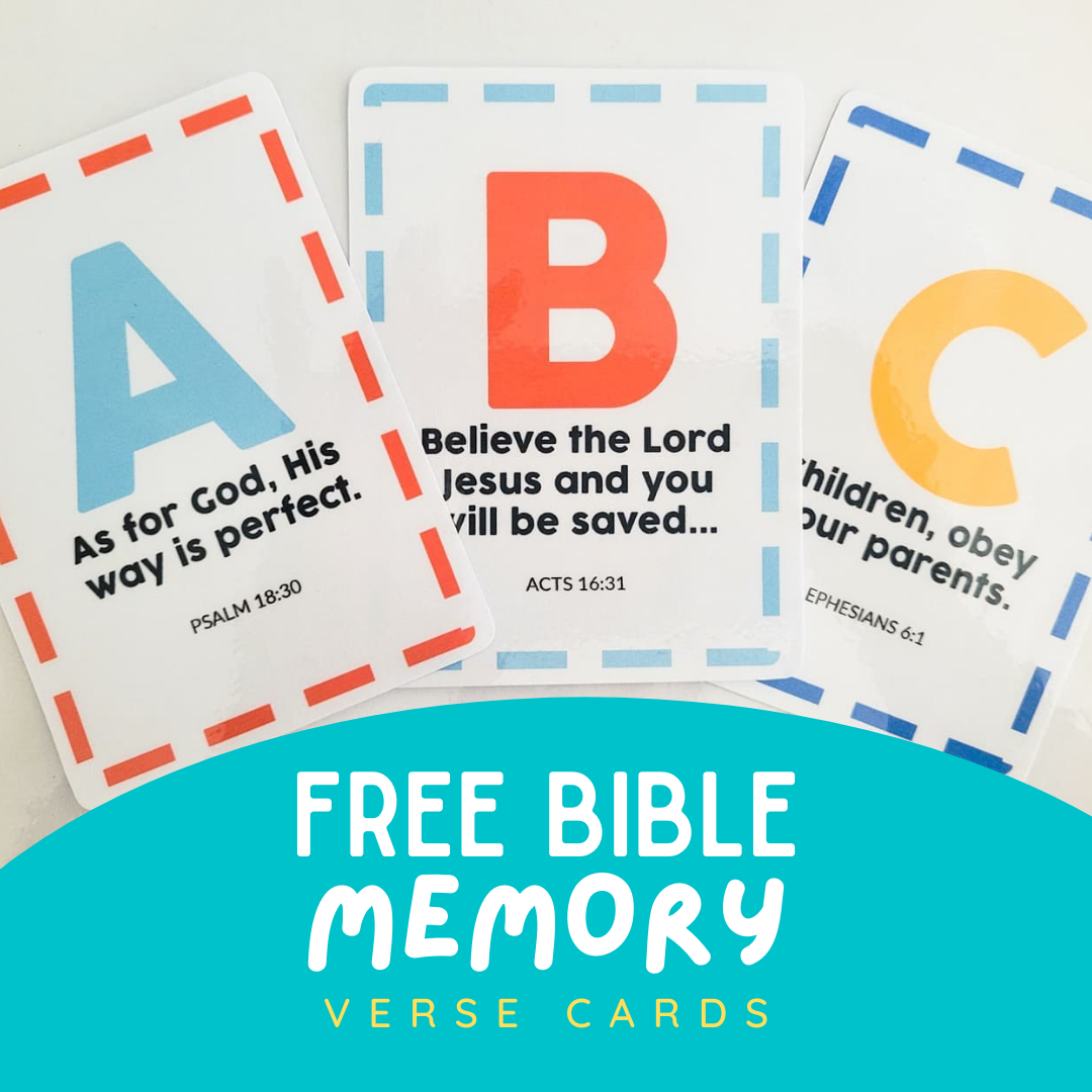 FREE ABC Bible Verse Cards Little Lions Academy