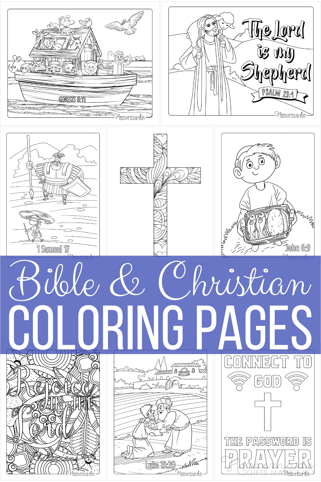 Books of the Bible Color Pages Printable