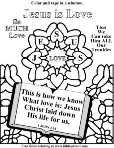 Free Bible Coloring Pages For Vbs And After School