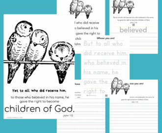 Free Bible Lesson John 1 12 Whose You Are As A Child Of God Forget Him Knot