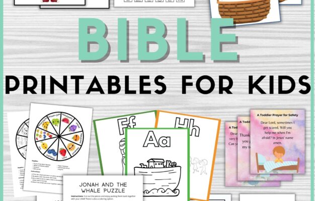 Free Bible Printables For Kids Healing Home