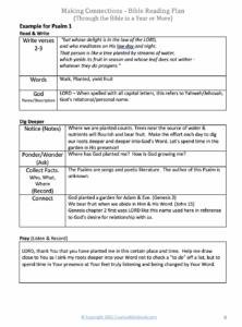 free bible study guide making connections through the bible