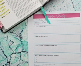 FREE Bible Study Printables For Any Part Of The Bible Leap Of Faith Crafting