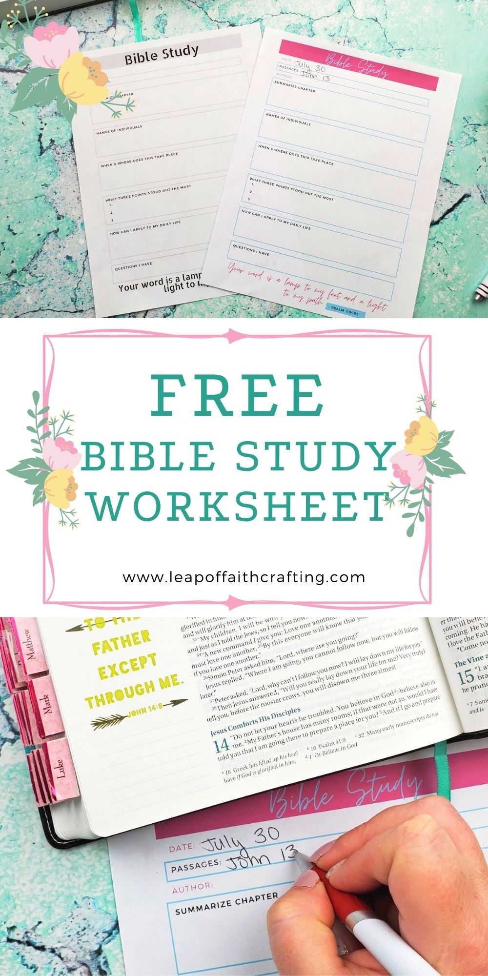 free bible study printables for any part of the bible leap of faith crafting