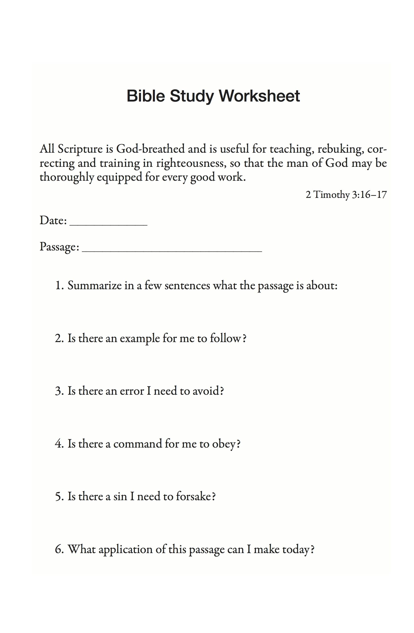 Free Bible Study Printables for Black Women