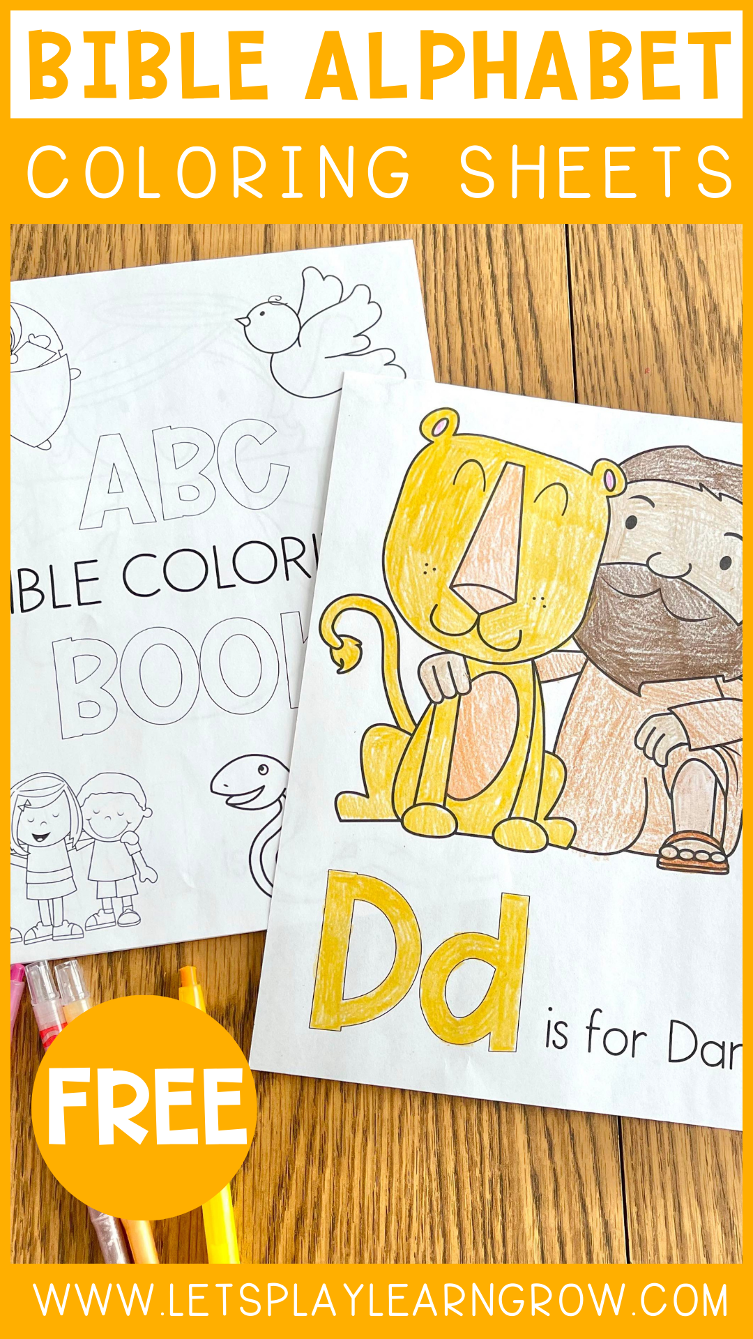 ABC Bible Coloring Pages Printable
