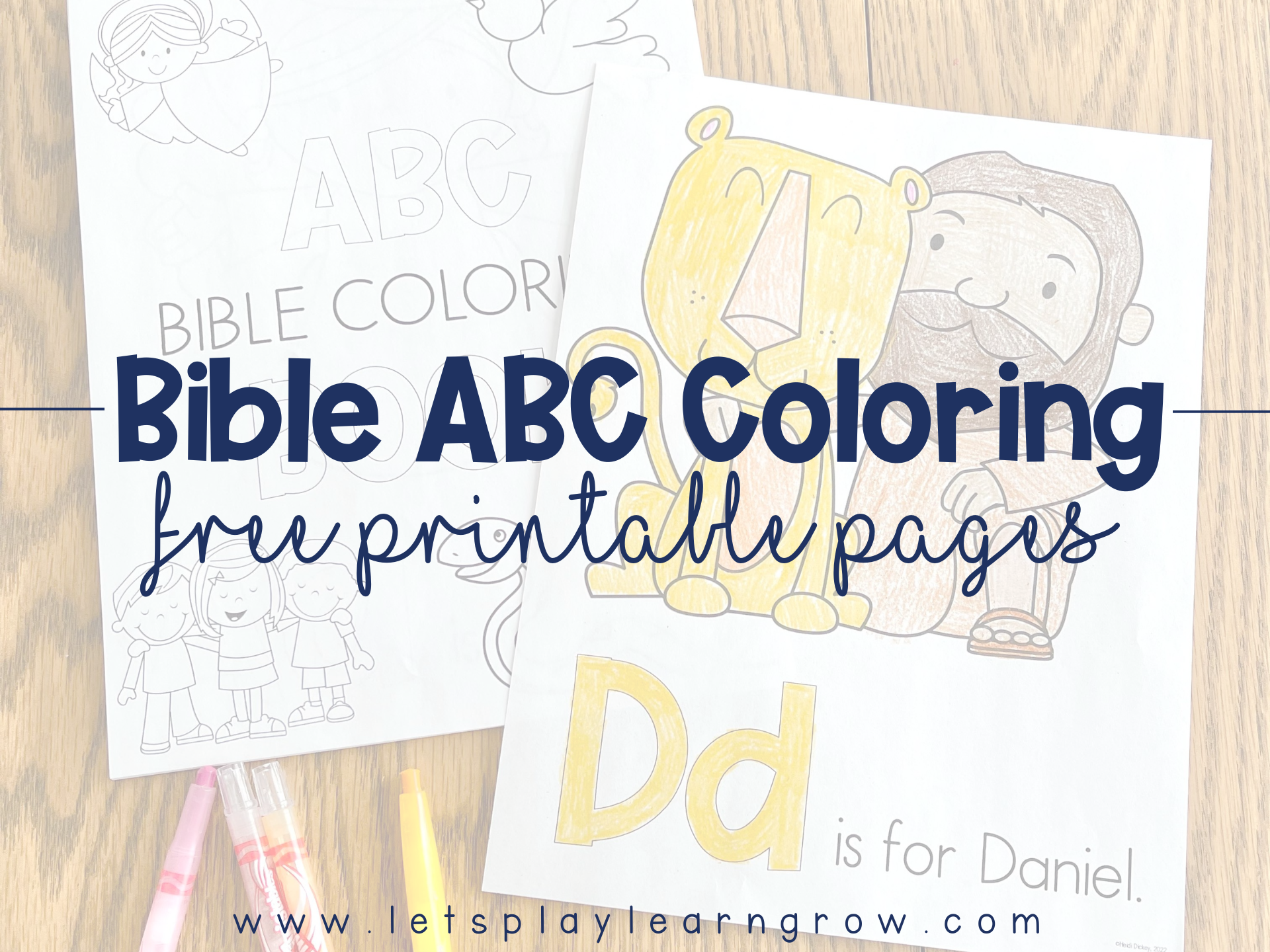 Free Bible Themed ABC Coloring Pages Lets Play Learn Grow